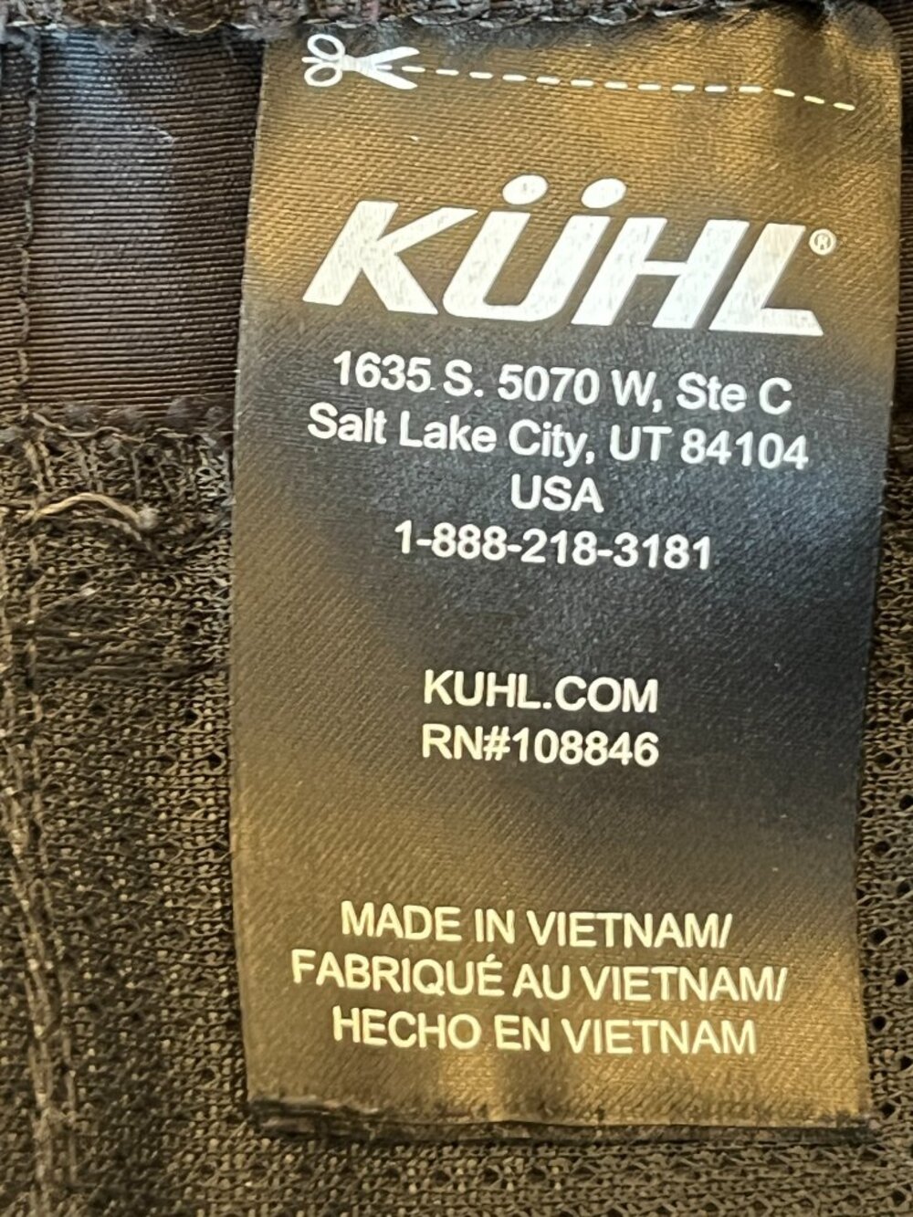 Men's Kuhl Renegade Klassik Koal Pants Size 34x32 - Picture 5 of 8